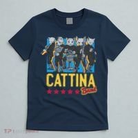 Cattina Band Funny Music Cats T-Shirt thumb 5