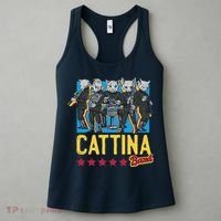 Cattina Band Funny Music Cats Women's Tank Top thumb 3