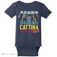Cattina Band Funny Music Cats Baby Bodysuit thumb 0
