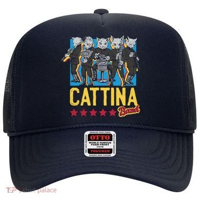 Cattina Band Funny Music Cats Hat