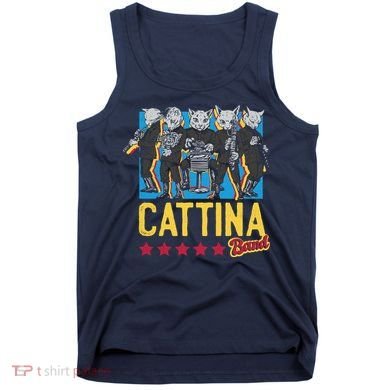 Cattina Band Funny Music Cats Tank Top