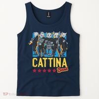 Cattina Band Funny Music Cats Tank Top thumb 2