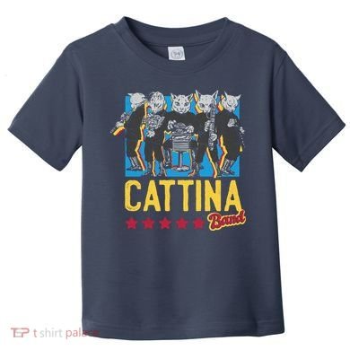 Cattina Band Funny Music Cats Toddler T-Shirt