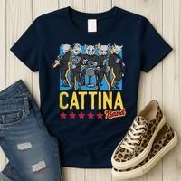 Cattina Band Funny Music Cats Women's T-Shirt thumb 3