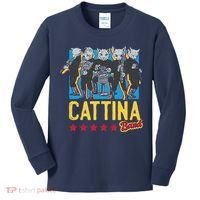 Cattina Band Funny Music Cats Kids Long Sleeve Shirt thumb 0