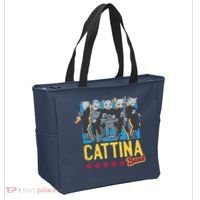 Cattina Band Funny Music Cats Tote Bag thumb 2