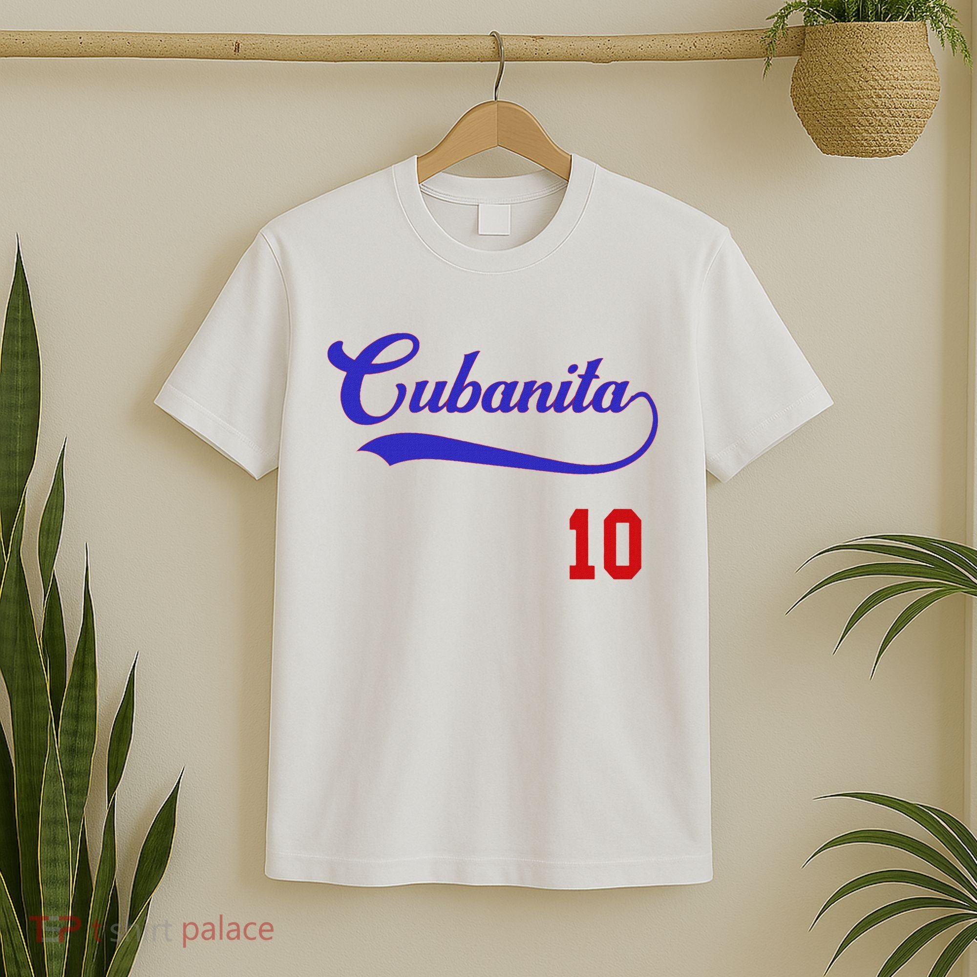 Cubanita Baseball Flag Souvenir Cubana Cuba Women Girl T-Shirt