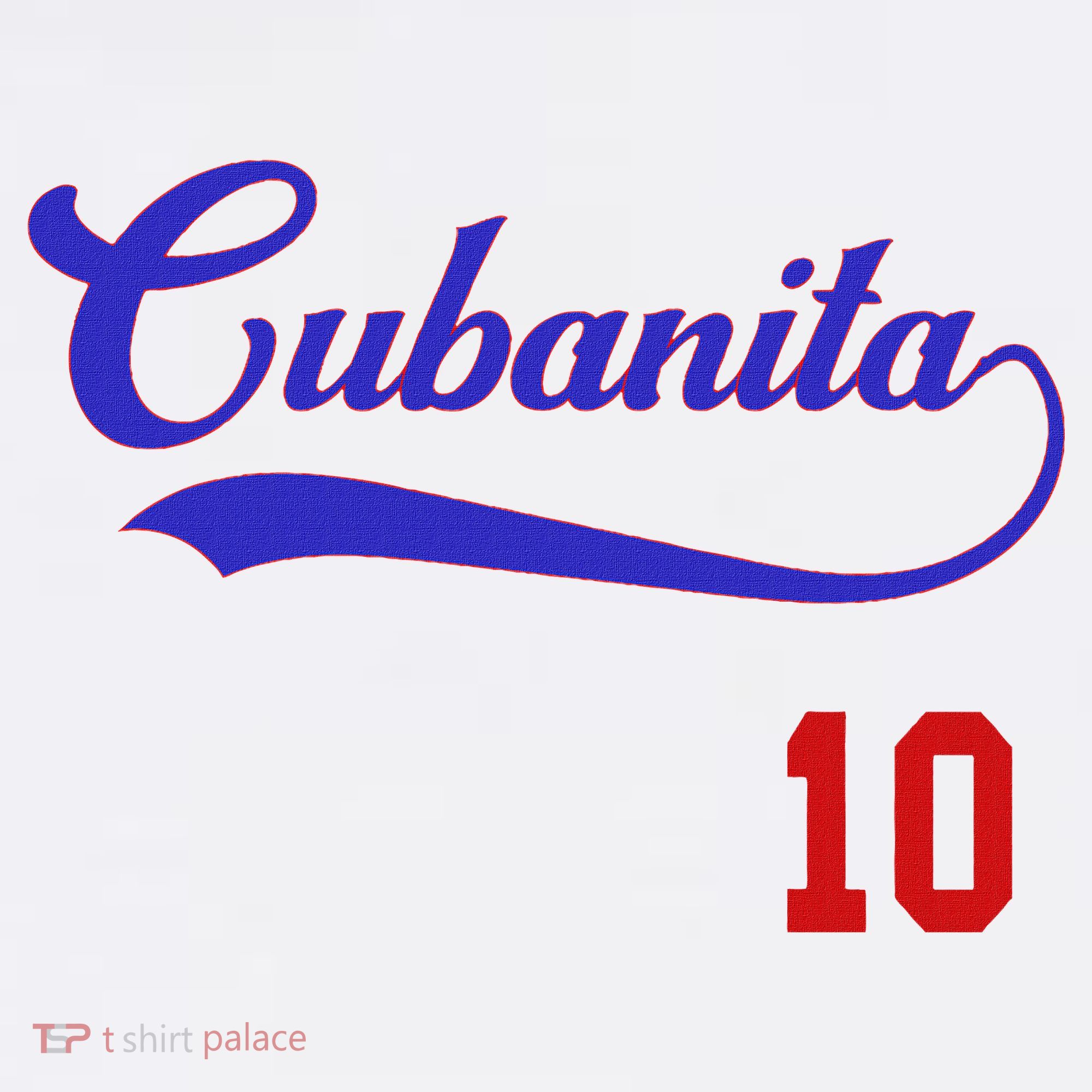Cubanita Baseball Flag Souvenir Cubana Cuba Women Girl Women's Tank Top