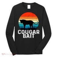 Cougar Bait Funny Dating Humor Sugar Momma Retro Animal Long Sleeve Shirt thumb 0