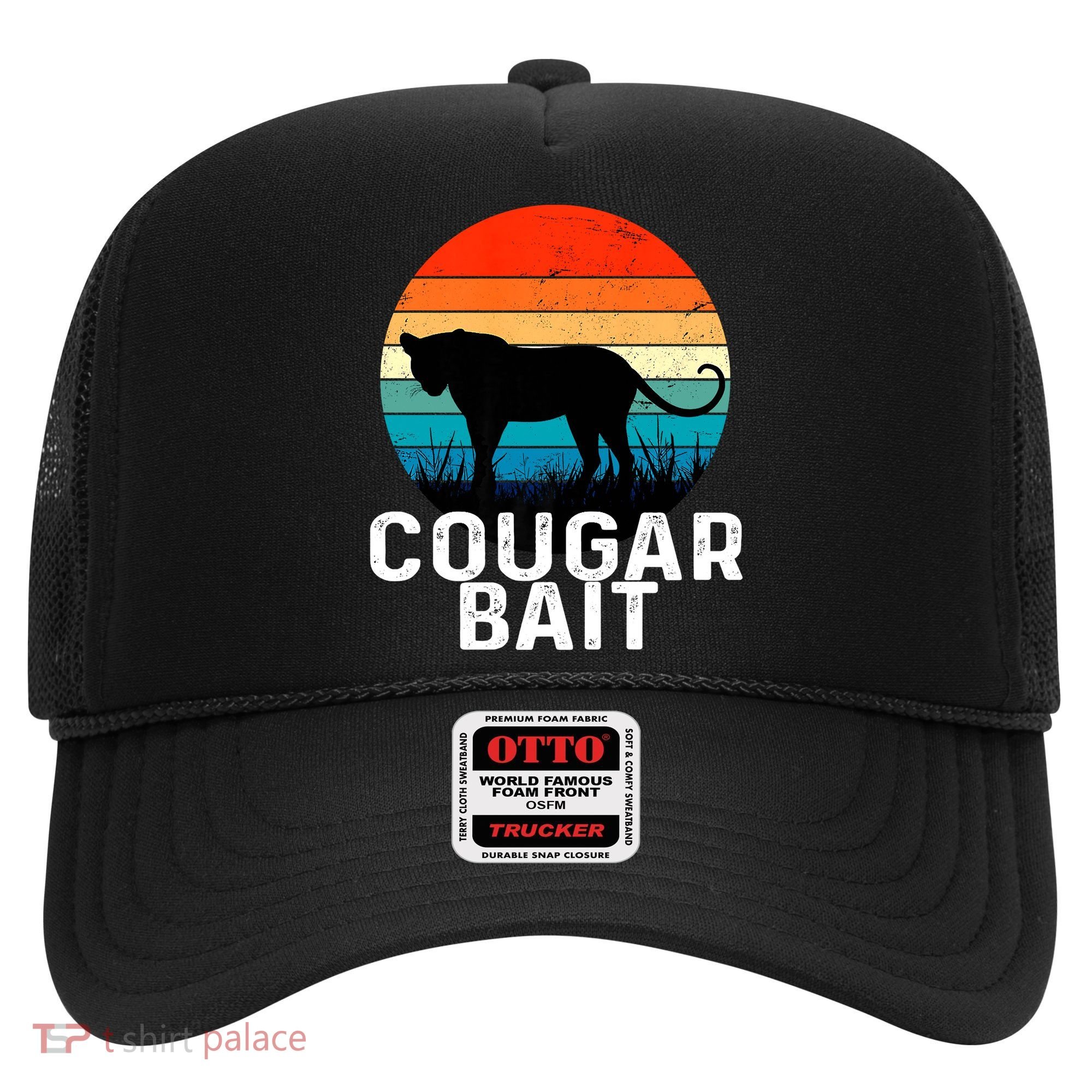Cougar Bait Funny Dating Humor Sugar Momma Retro Animal Hat