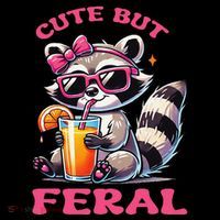 Cute But Feral Raccoon Gift Coffee Mug thumb 5