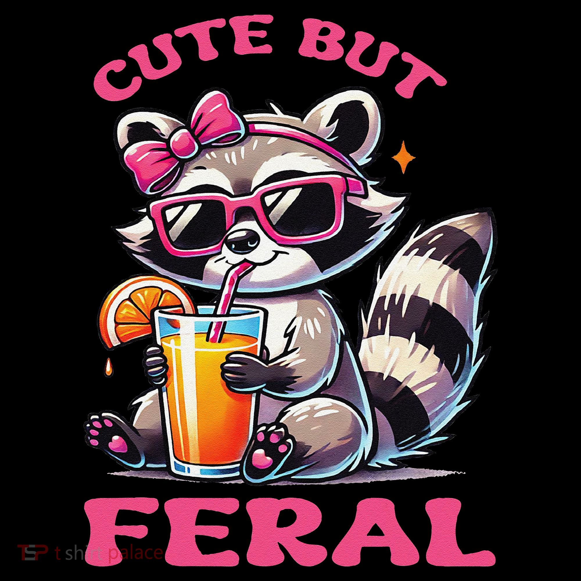 Cute But Feral Raccoon Gift Coffee Mug