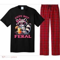 Cute But Feral Raccoon Gift Pajama Set thumb 0