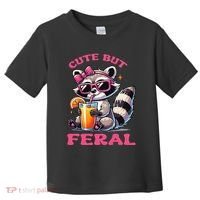 Cute But Feral Raccoon Gift Toddler T-Shirt thumb 0