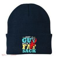 Crawfish Boil Funny Just A Guy With A Fat Sack Crawfish Beanie thumb 0