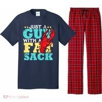 Crawfish Boil Funny Just A Guy With A Fat Sack Crawfish Pajama Set thumb 0