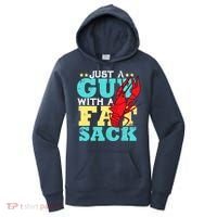 Crawfish Boil Funny Just A Guy With A Fat Sack Crawfish Women's Hoodie thumb 0