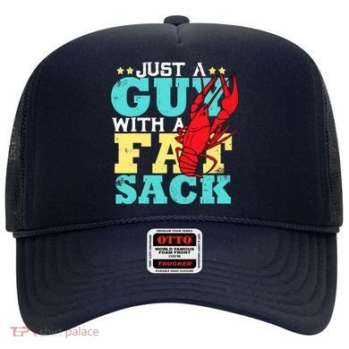 Crawfish Boil Funny Just A Guy With A Fat Sack Crawfish Hat