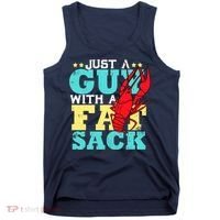 Crawfish Boil Funny Just A Guy With A Fat Sack Crawfish Tank Top thumb 0