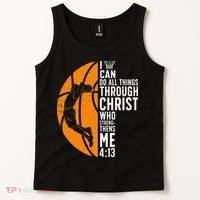 Cool Basketball For Sport Game Basketball Player Tank Top thumb 2