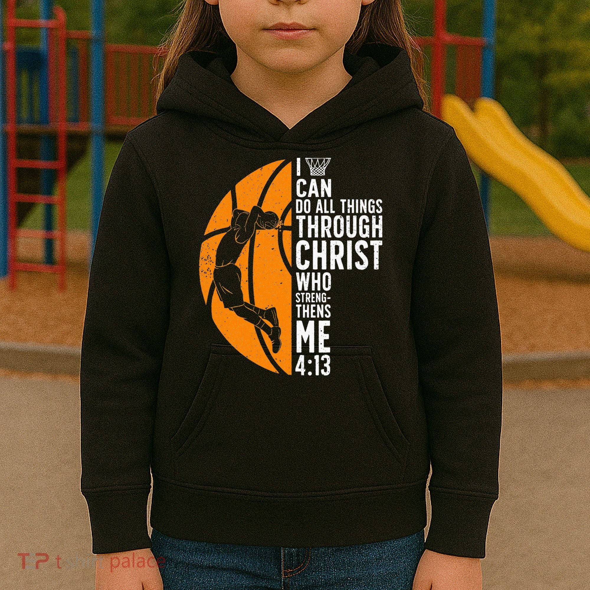 Cool Basketball For Sport Game Basketball Player Kids Hoodie
