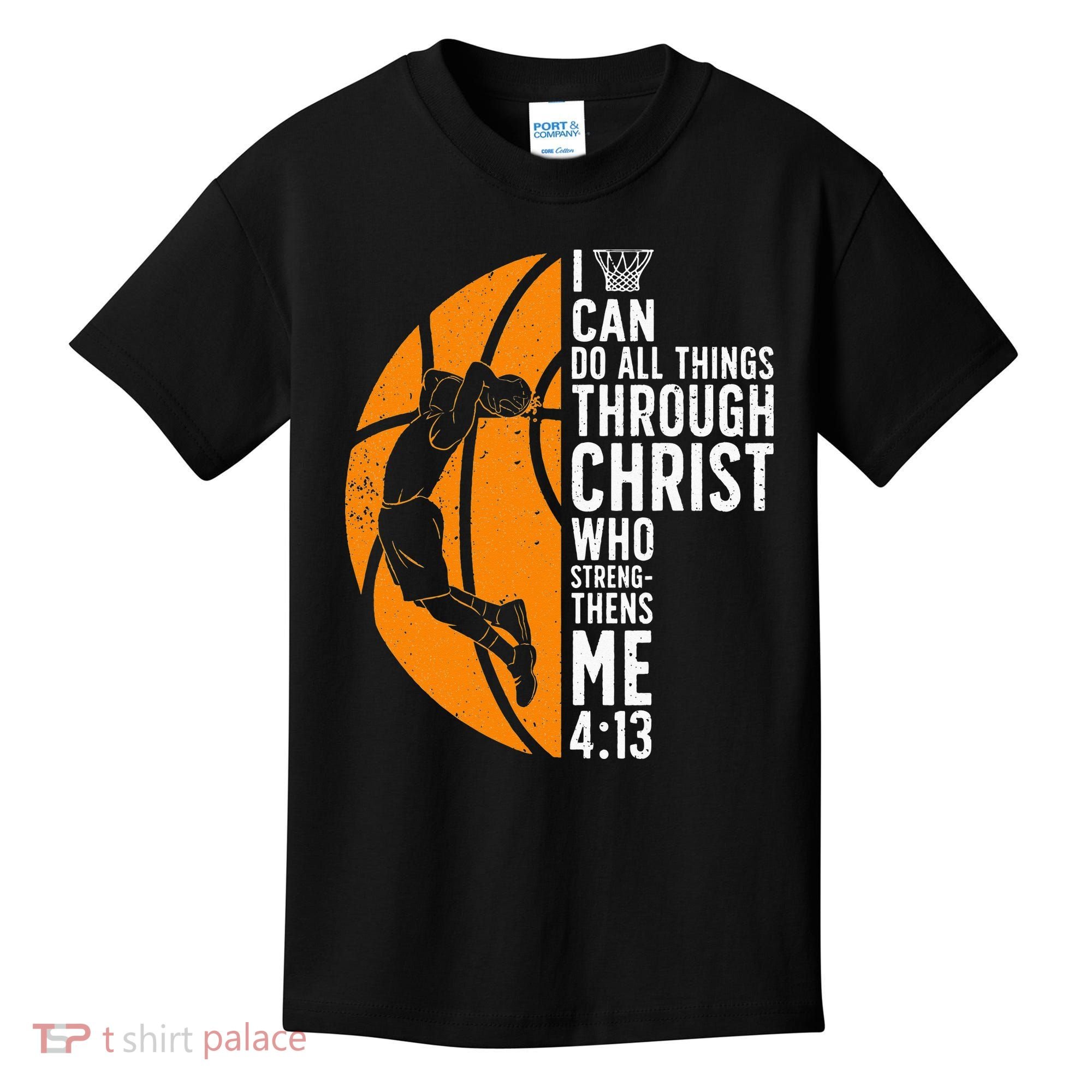 Cool Basketball For Sport Game Basketball Player Kids T-Shirt