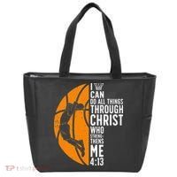 Cool Basketball For Sport Game Basketball Player Tote Bag thumb 0