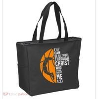 Cool Basketball For Sport Game Basketball Player Tote Bag thumb 2