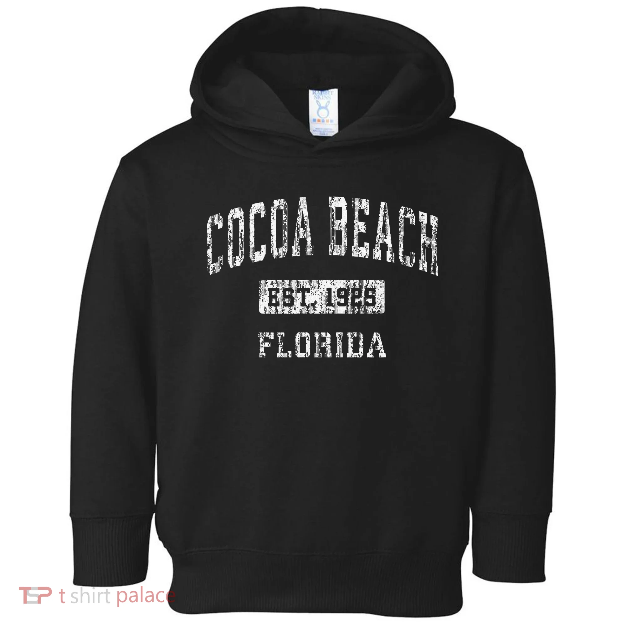 Cocoa Beach Florida Fl Vintage Established Toddler Hoodie