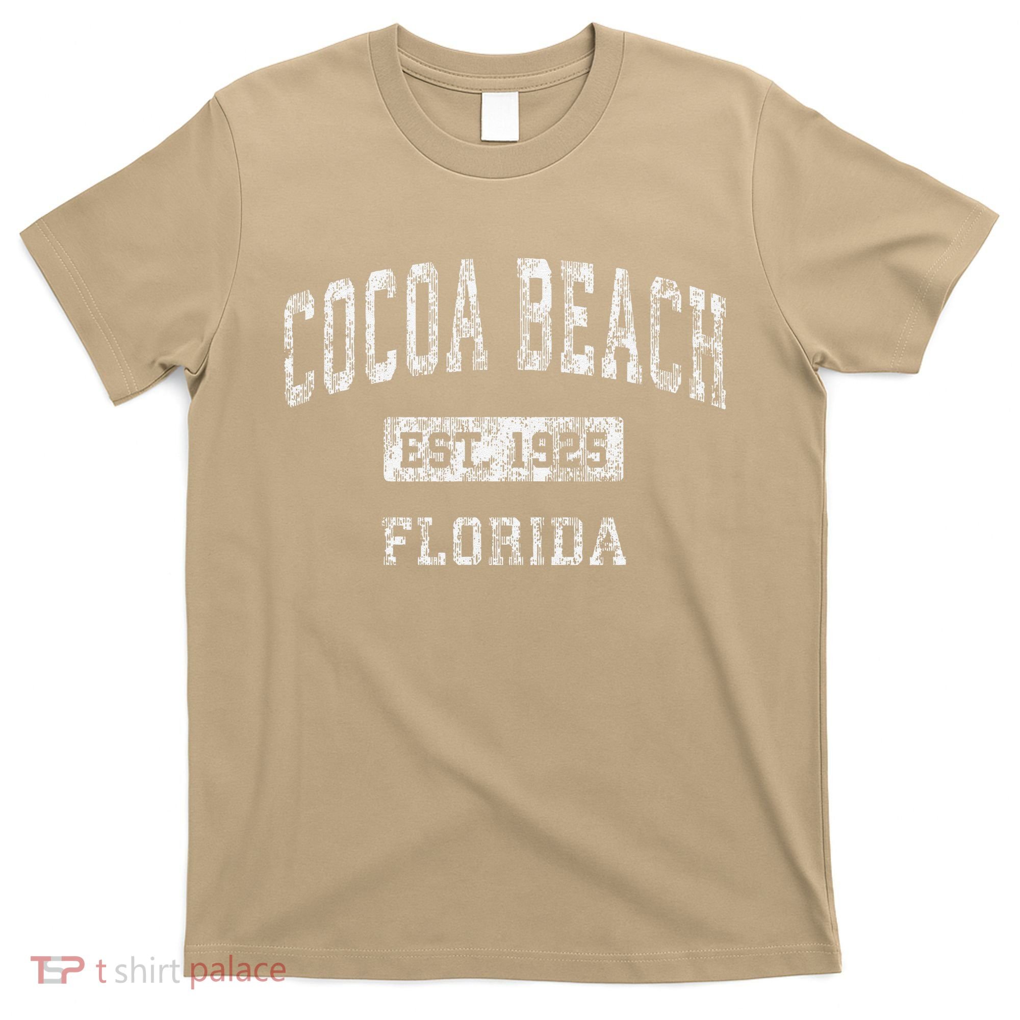 Cocoa Beach Florida Fl Vintage Established T-Shirt