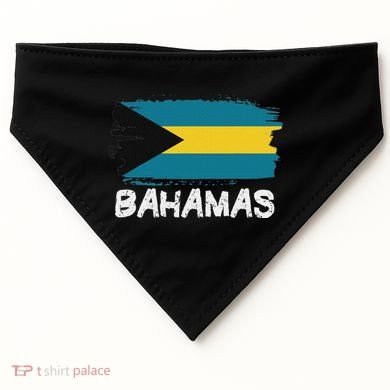 Cool Bahamas Flag USA-Made Doggie Bandana