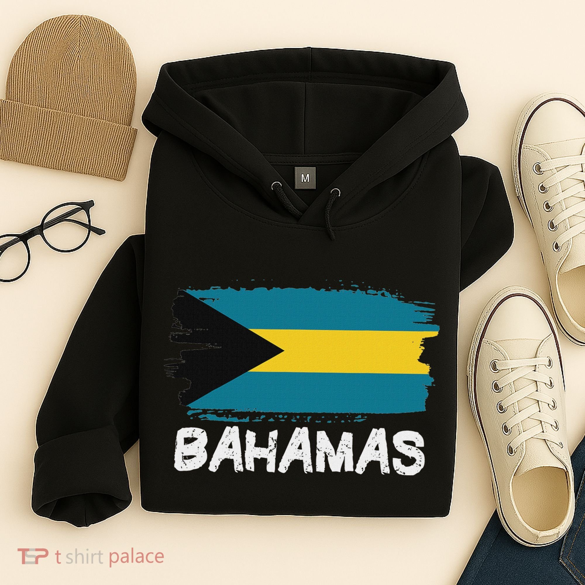 Cool Bahamas Flag Hoodie