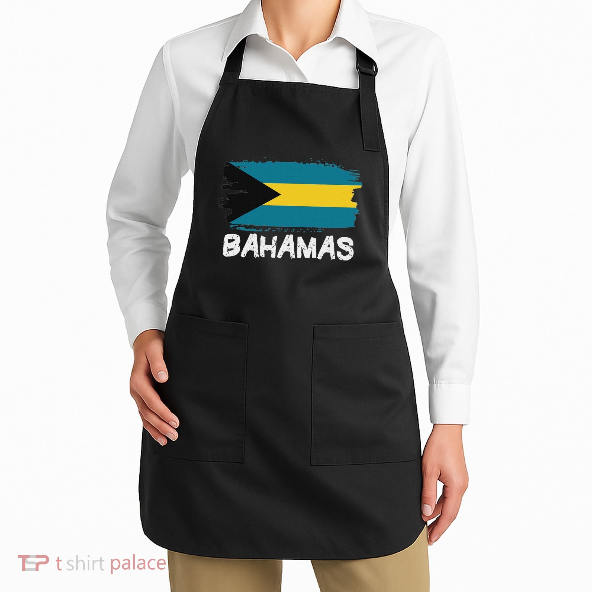 Cool Bahamas Flag Apron