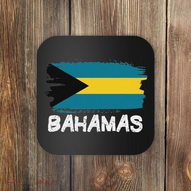 Cool Bahamas Flag Coaster