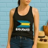 Cool Bahamas Flag Women's Tank Top thumb 2
