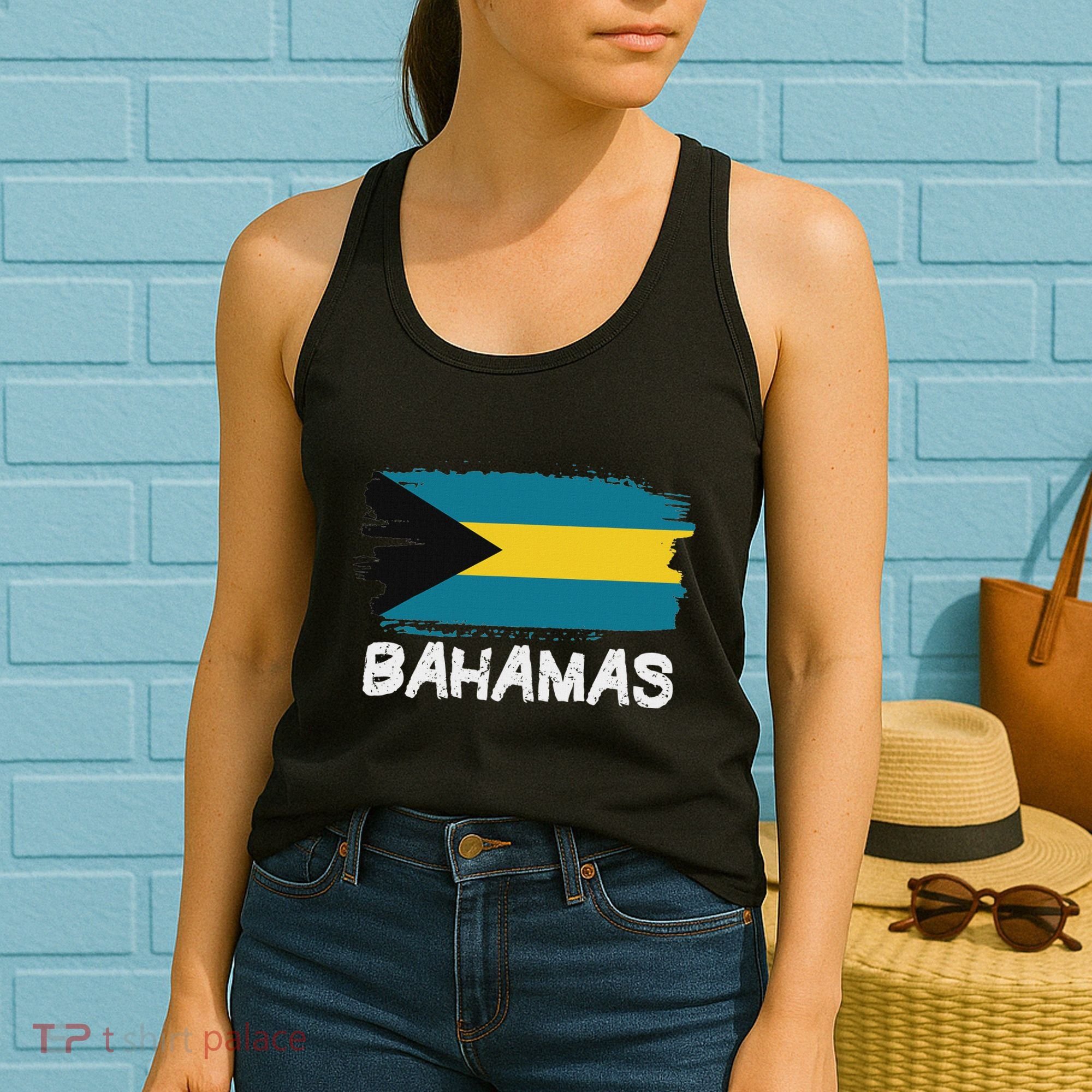Cool Bahamas Flag Women's Tank Top