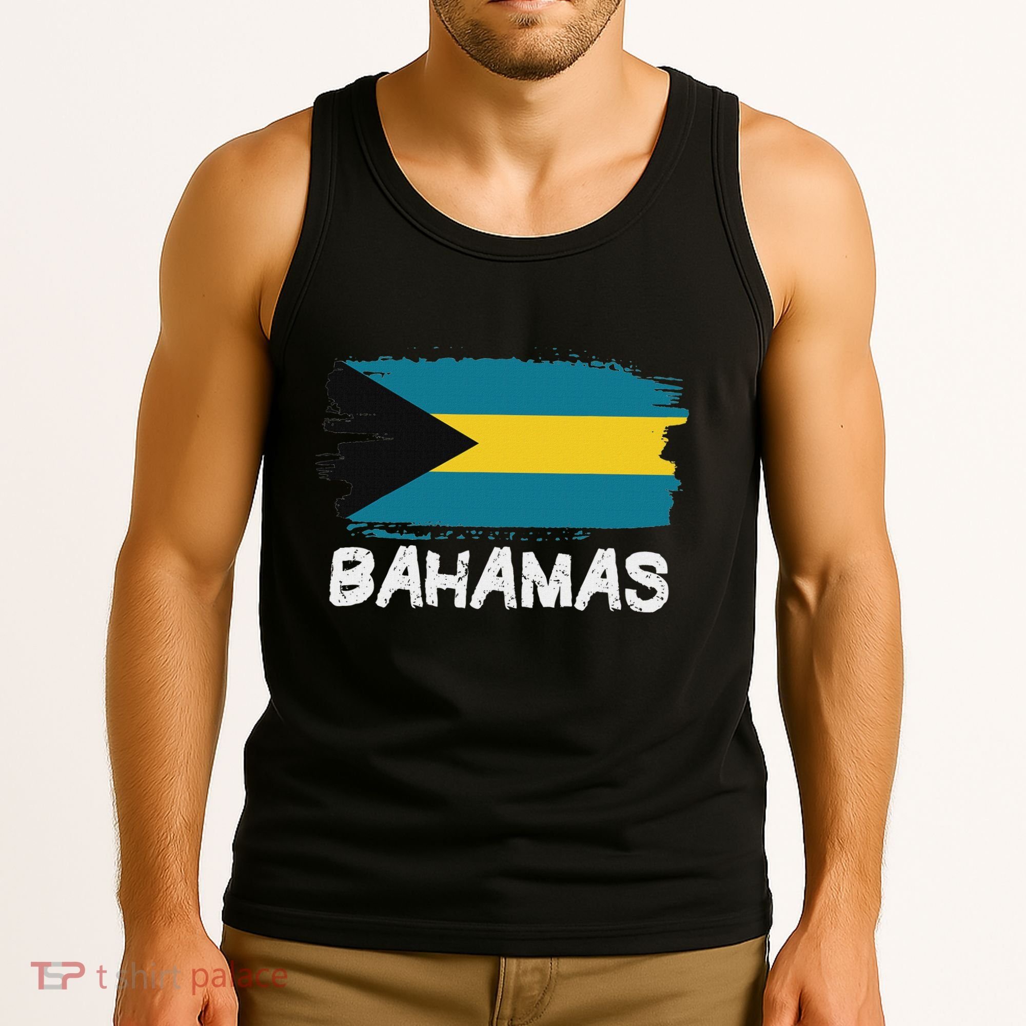 Cool Bahamas Flag Tank Top