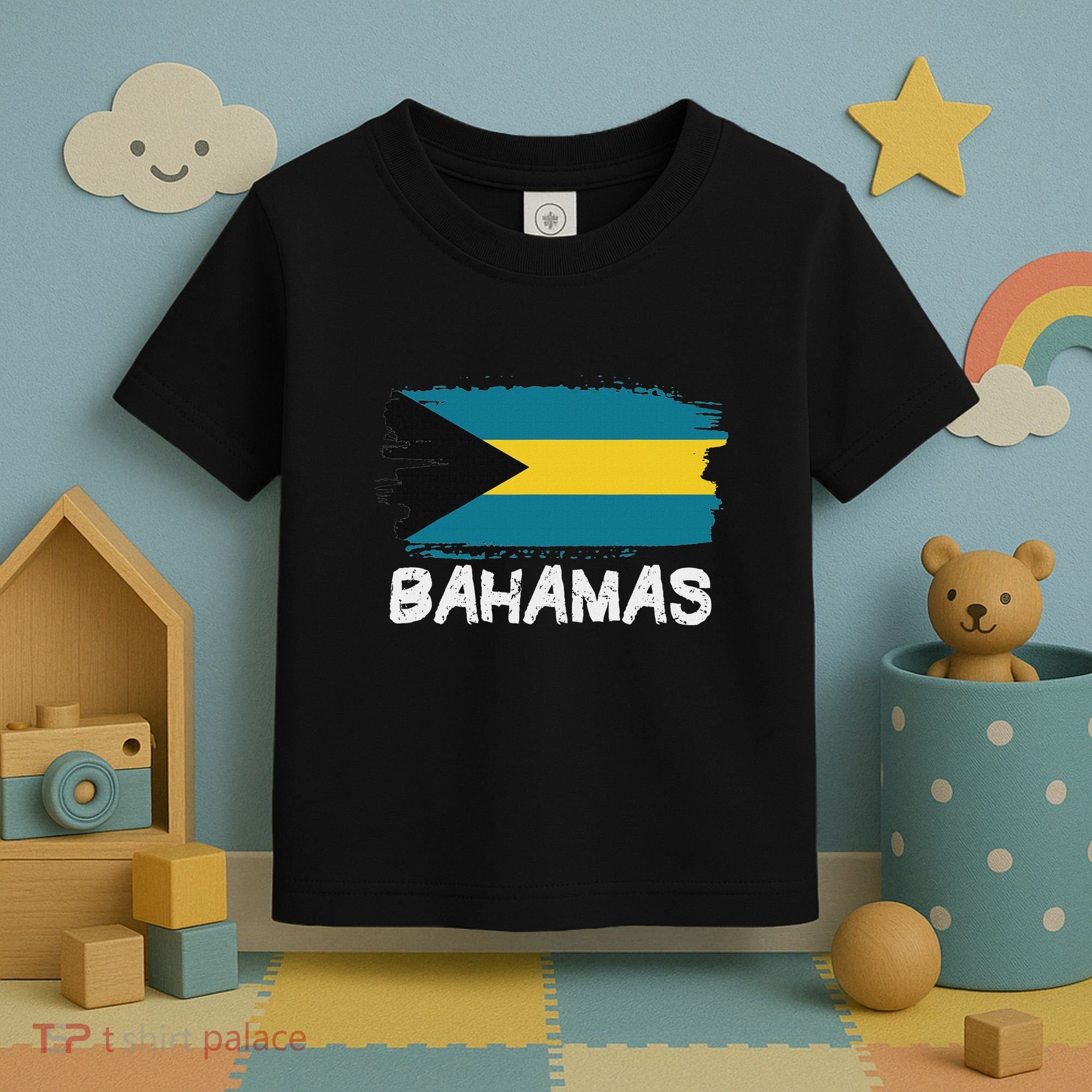 Cool Bahamas Flag Toddler T-Shirt