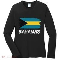Cool Bahamas Flag Women's Long Sleeve Shirt thumb 0