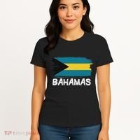 Cool Bahamas Flag Women's T-Shirt thumb 4