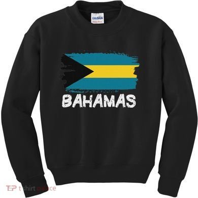 Cool Bahamas Flag Kids Sweatshirt