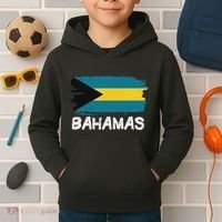 Cool Bahamas Flag Kids Hoodie thumb 2