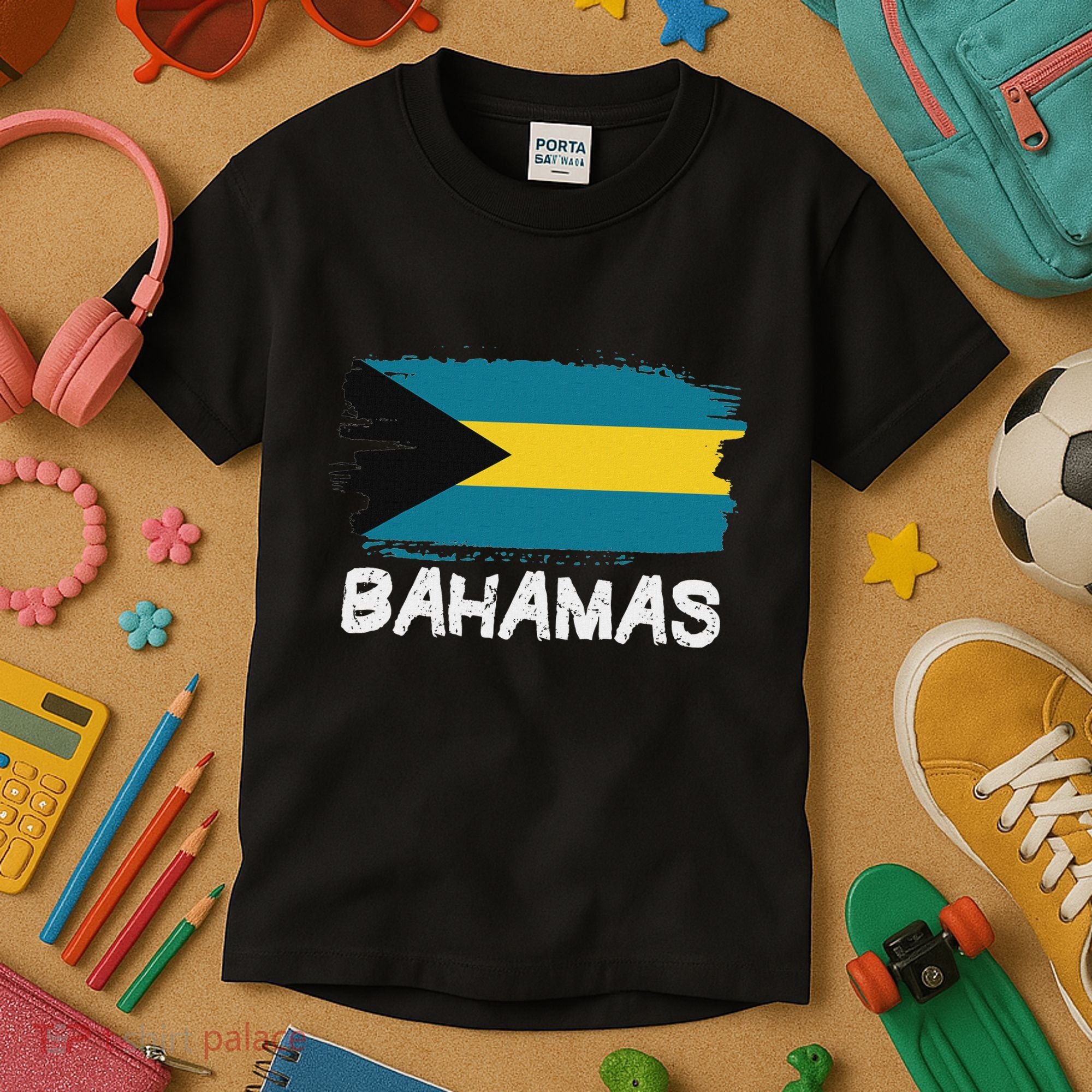 Cool Bahamas Flag Kids T-Shirt