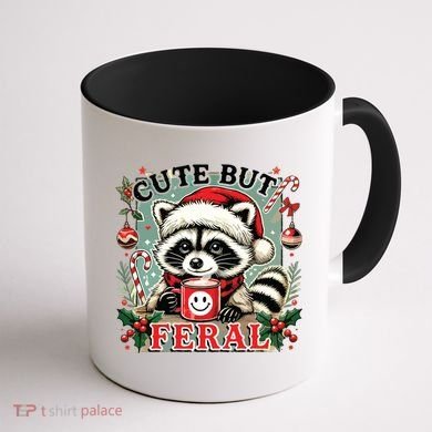 Cute But Feral Coffee Mug back