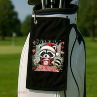 Cute But Feral Golf Towel thumb 2
