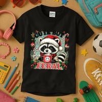 Cute But Feral Kids T-Shirt thumb 3