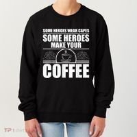 Cool Barista For Men Women Espresso Latte Art Coffee Beans Women's Sweatshirt thumb 0