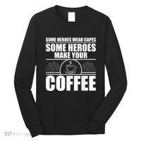 Cool Barista For Men Women Espresso Latte Art Coffee Beans Long Sleeve Shirt thumb 0