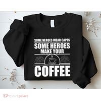 Cool Barista For Men Women Espresso Latte Art Coffee Beans Sweatshirt thumb 2