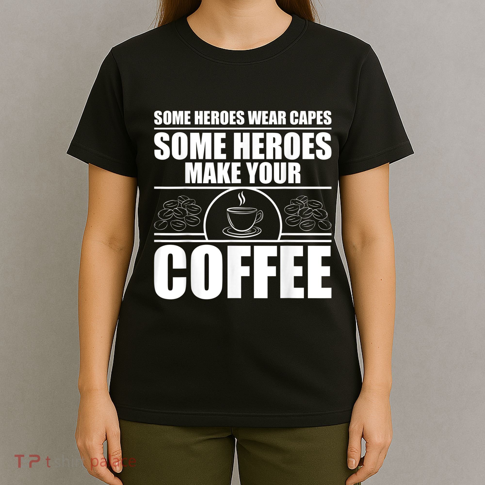 Cool Barista For Men Women Espresso Latte Art Coffee Beans T-Shirt